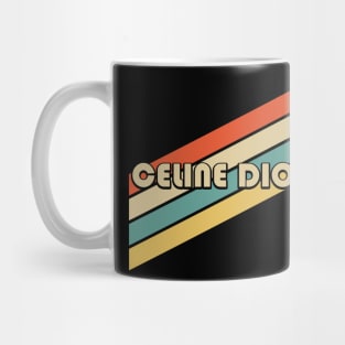 Vintage 80s Celine Dion Mug